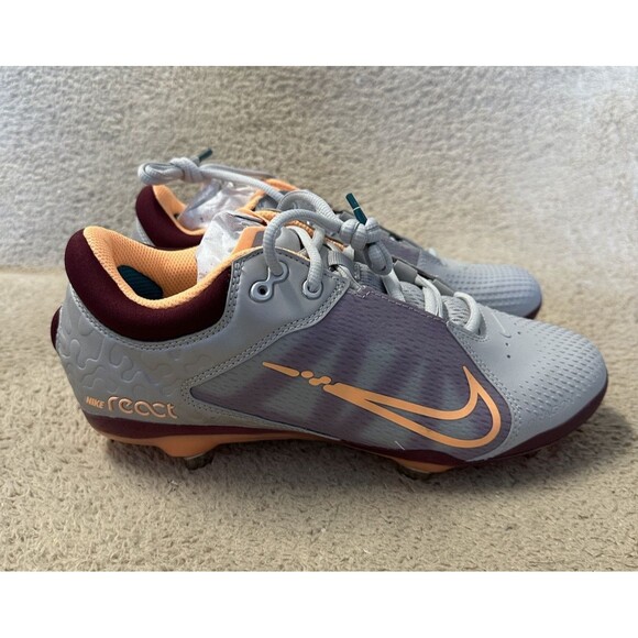 Nike Hyperdiamond 4 Elite Softball Shoes Iron Ore' CZ5917-003 Women's Size 9 - Picture 1 of 8